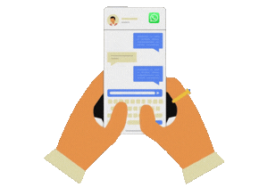Bulk WhatsApp Messaging Animation